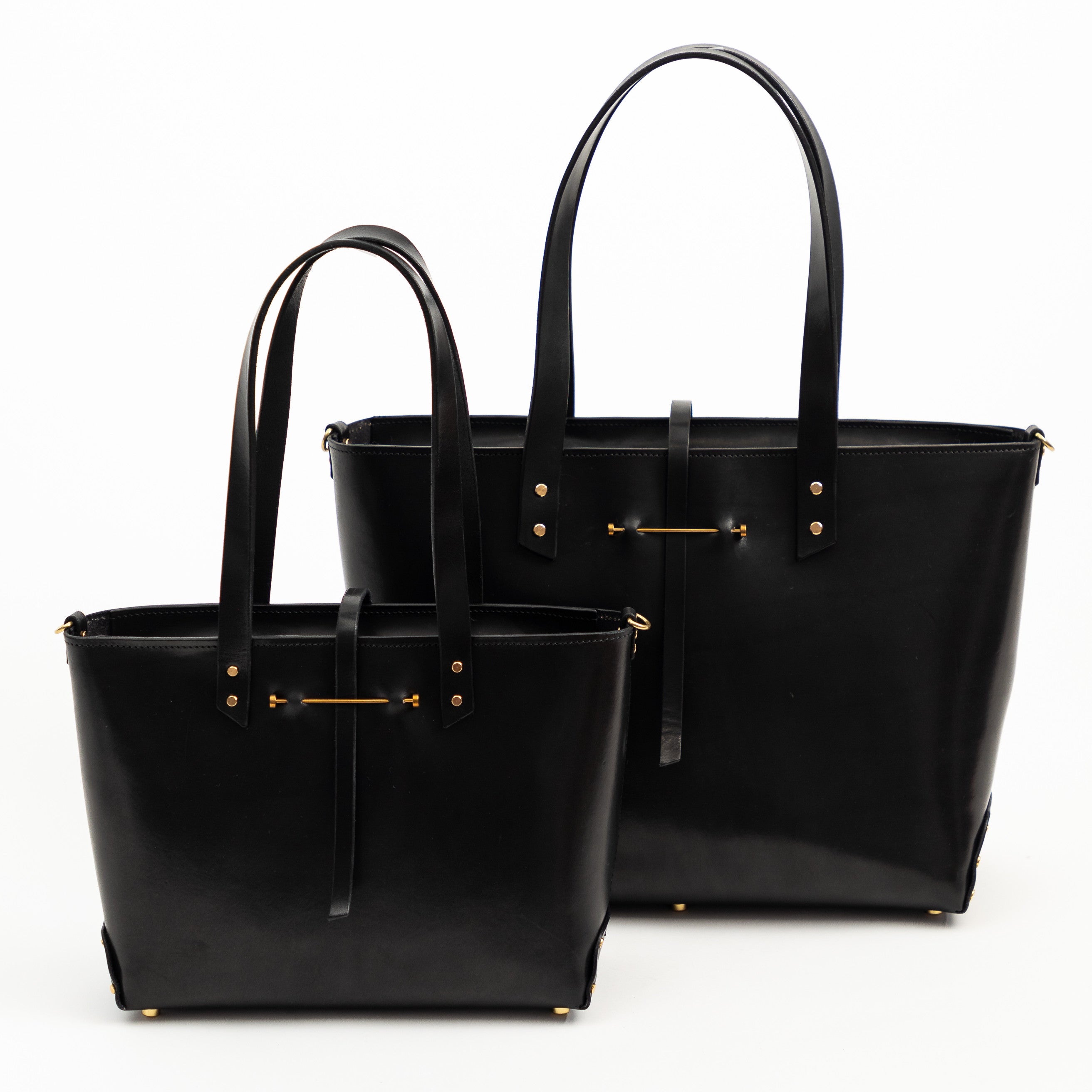 East West Zip Tote Large | Black