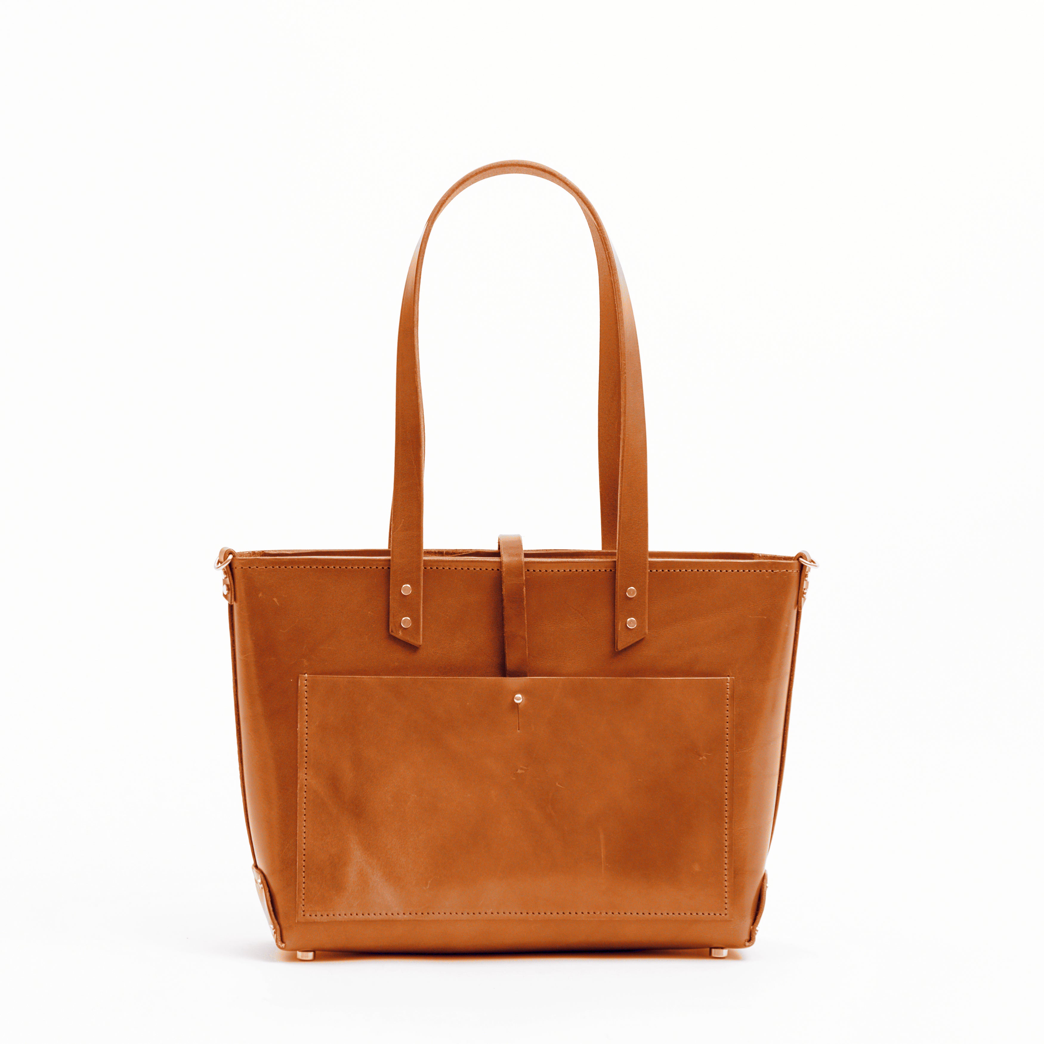 East West Zip Tote Small | Hazelnut