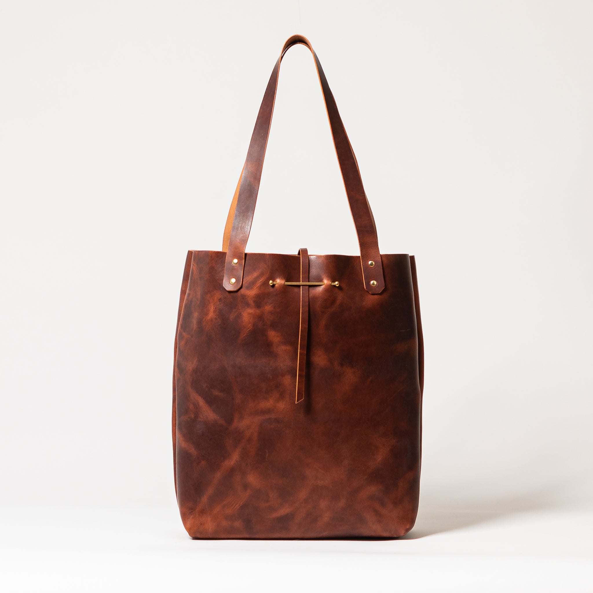 North South Tote Large | Pecan