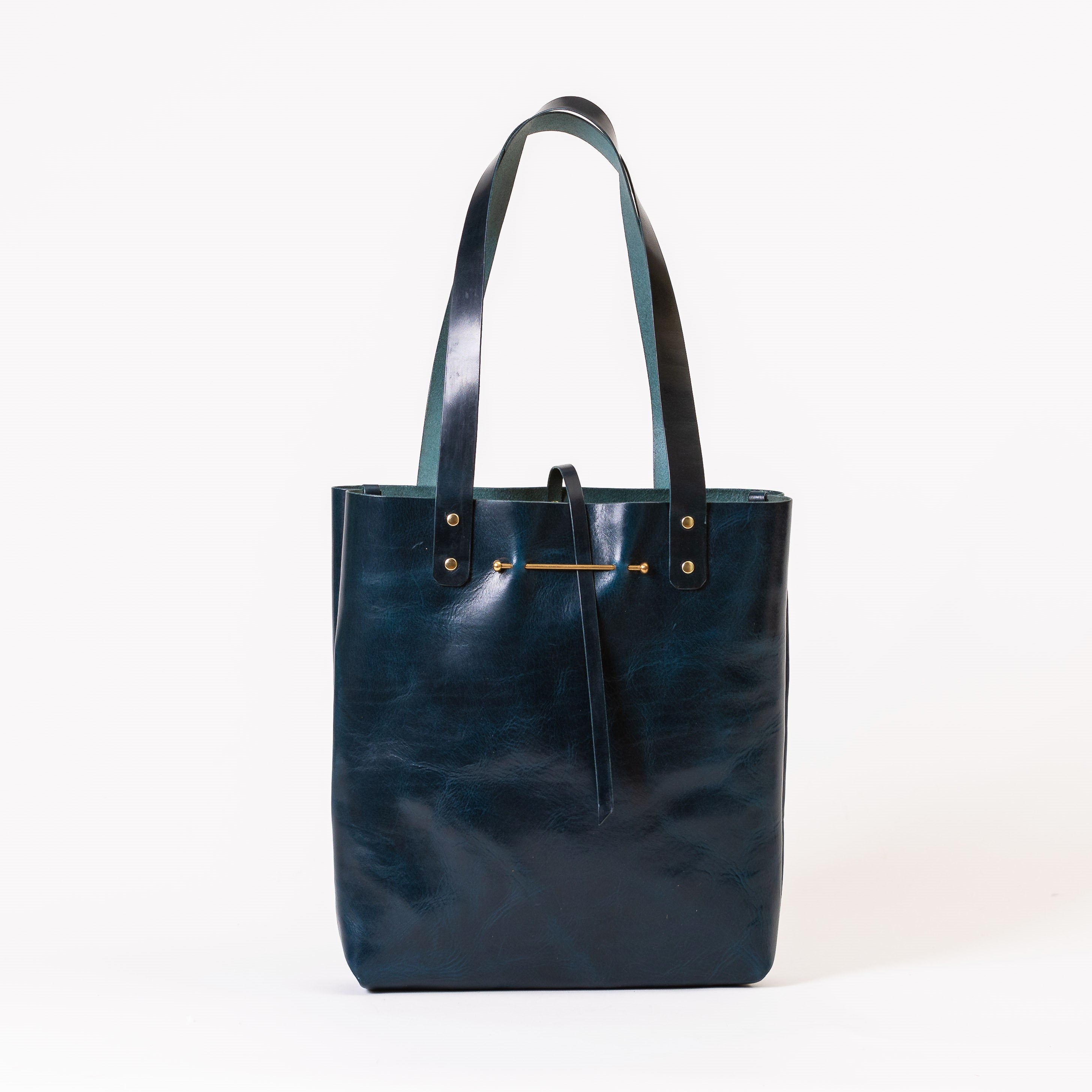 North South Tote Small | Indigo