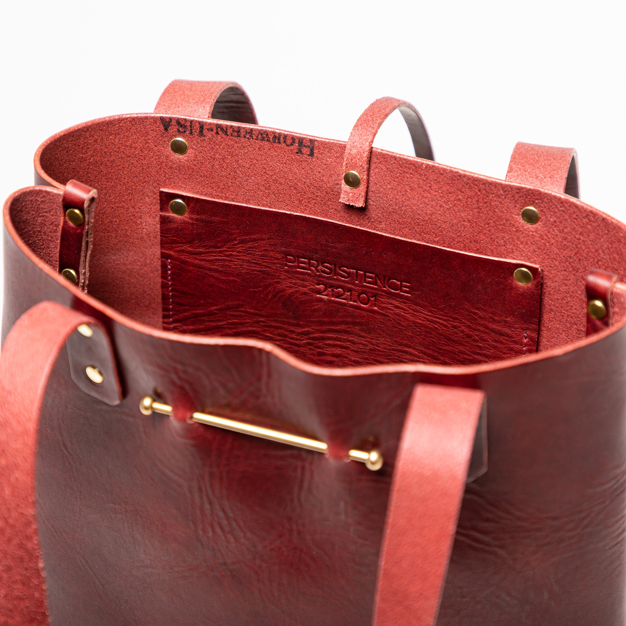 North South Tote Small | Rosewood