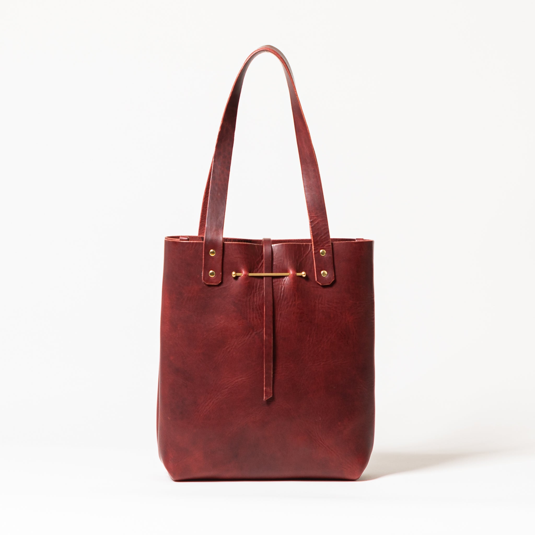 North South Tote Small | Rosewood