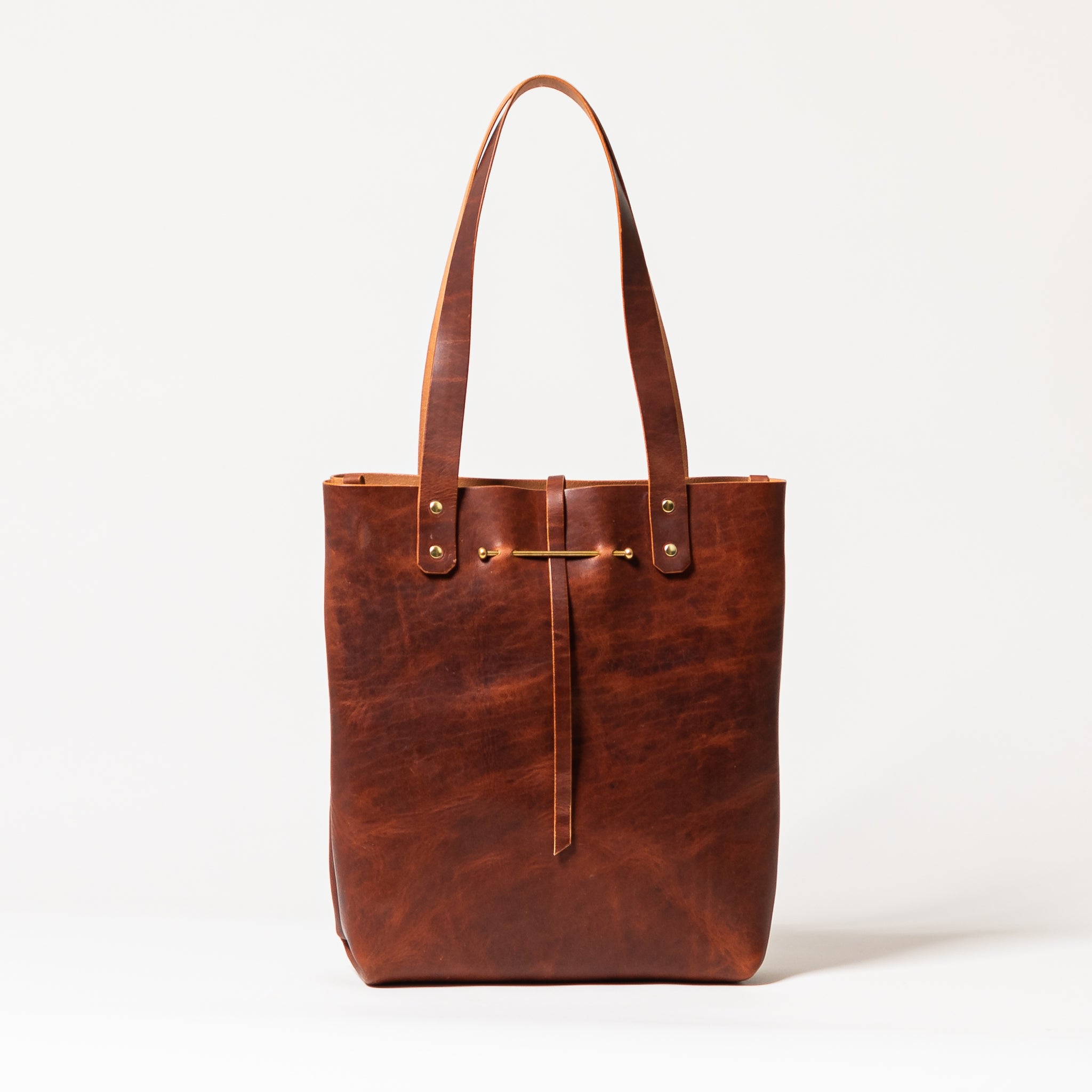 North South Tote Small | Pecan
