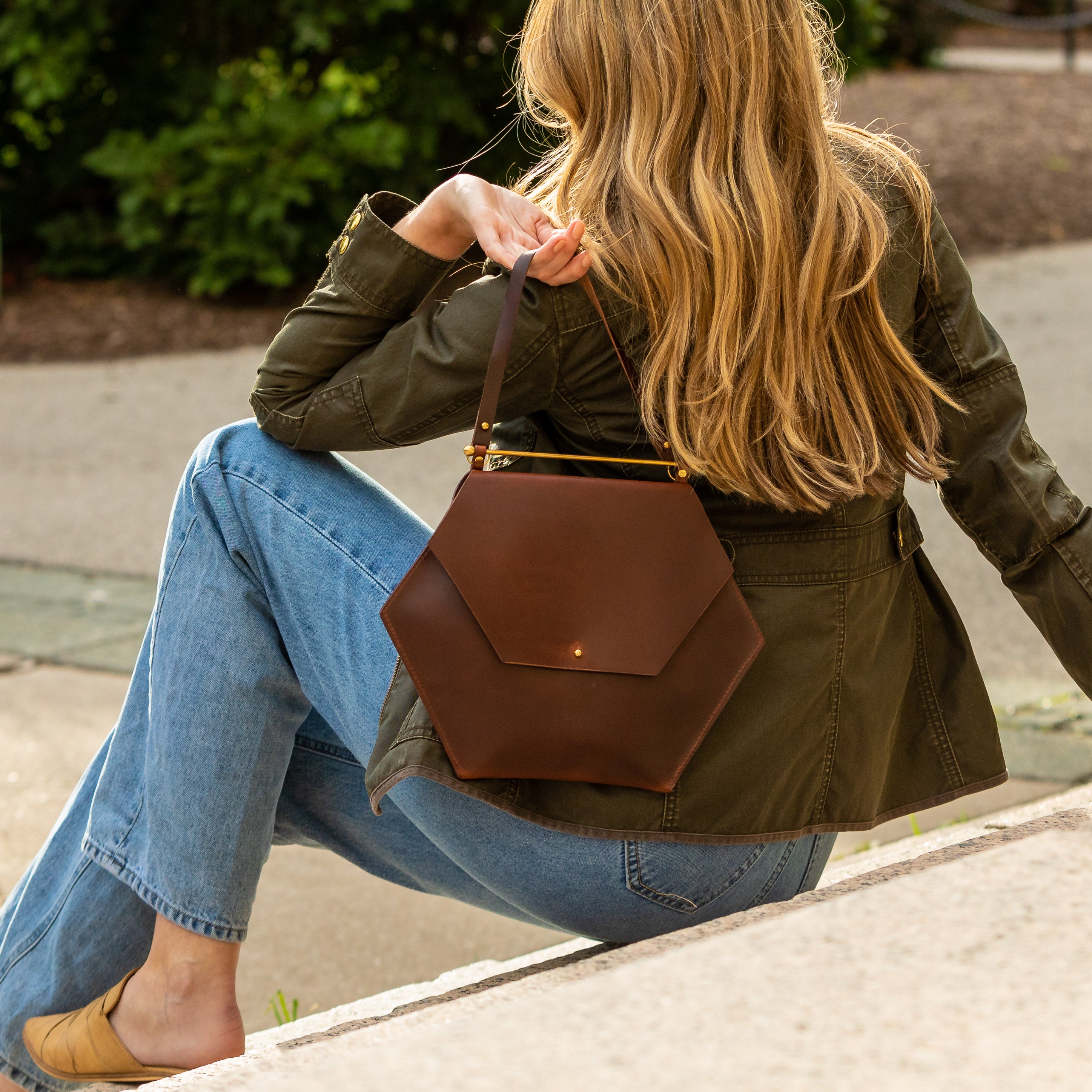 Sixes Bag Large | Mahogany