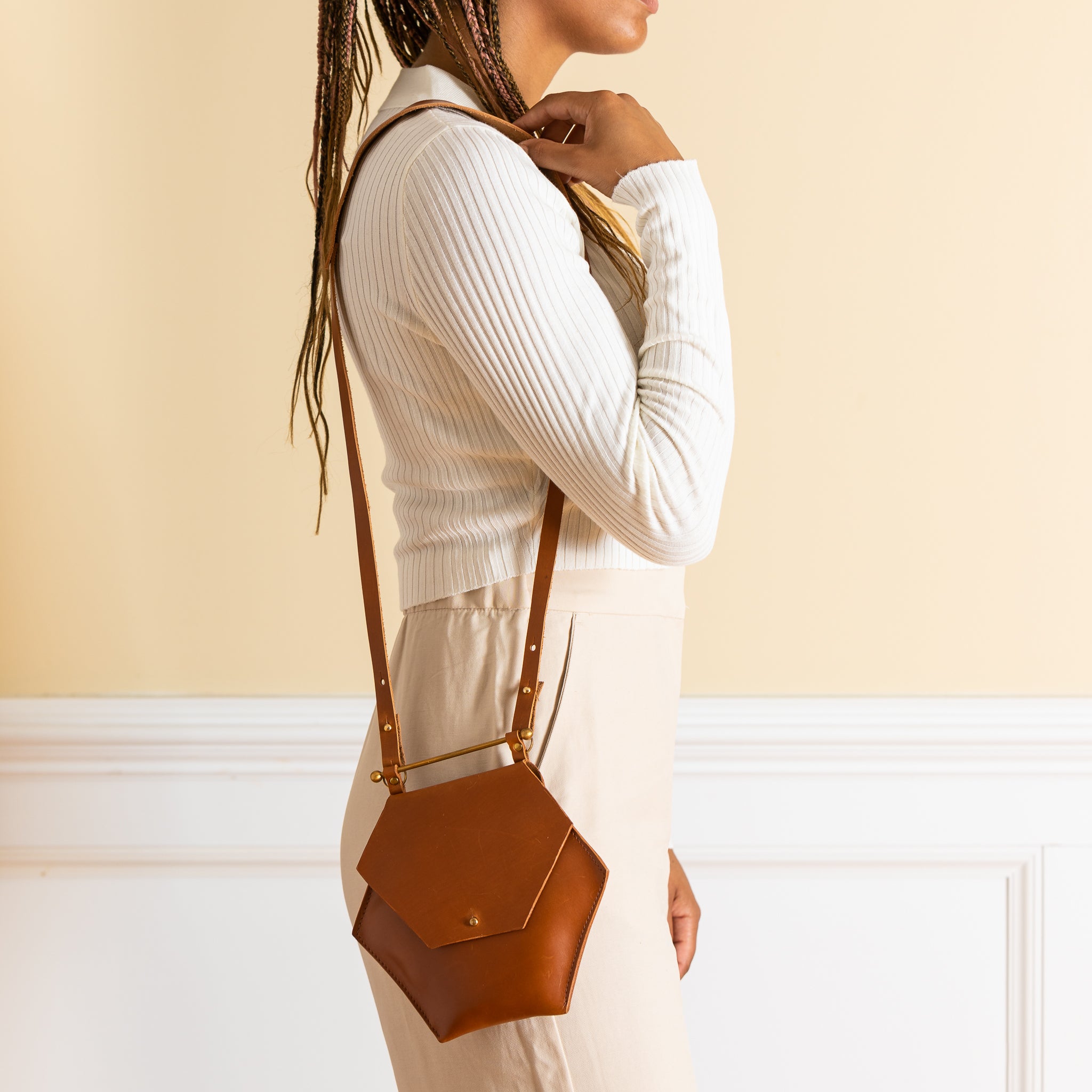 Sixes Bag Small | Cognac