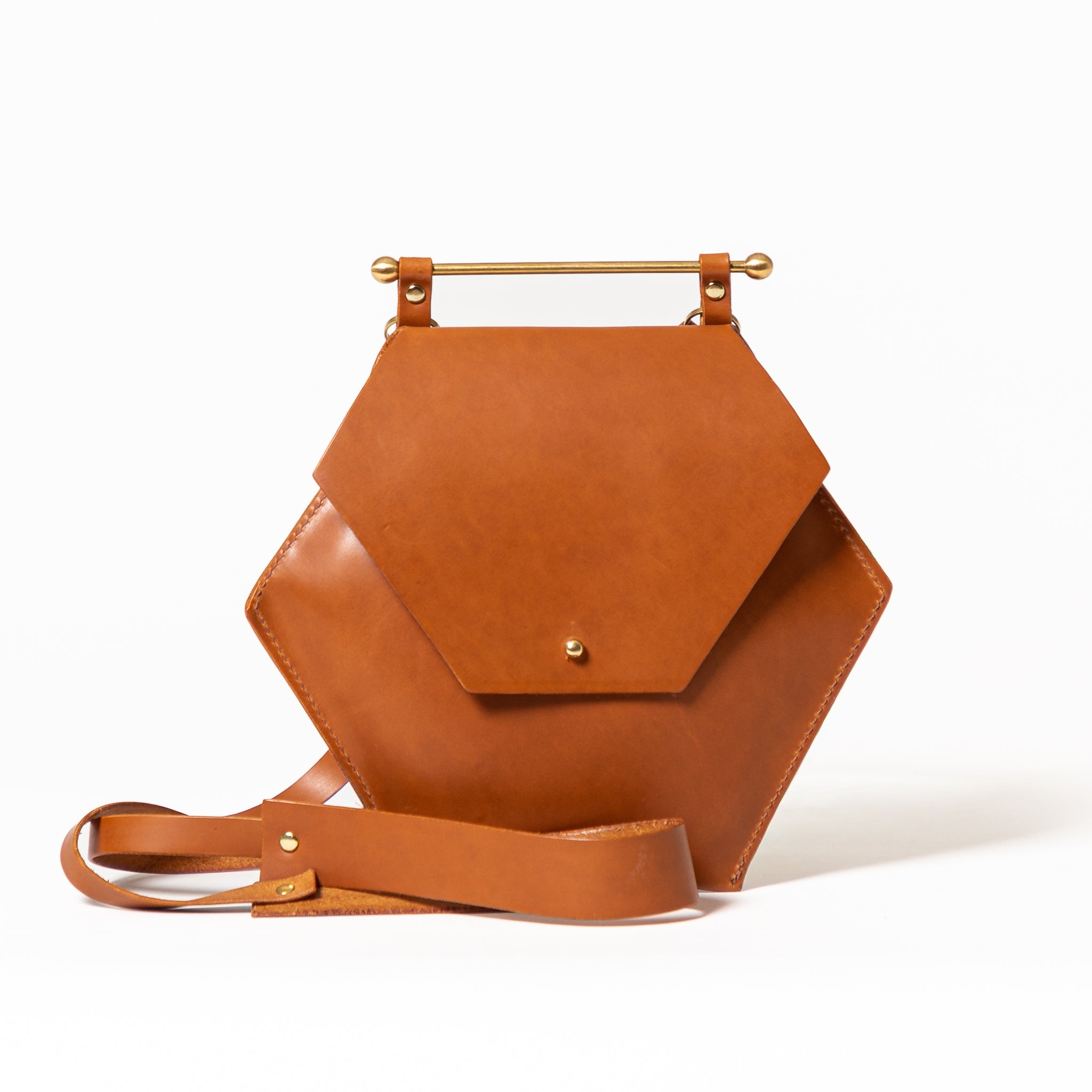 Sixes Bag Small | Cognac