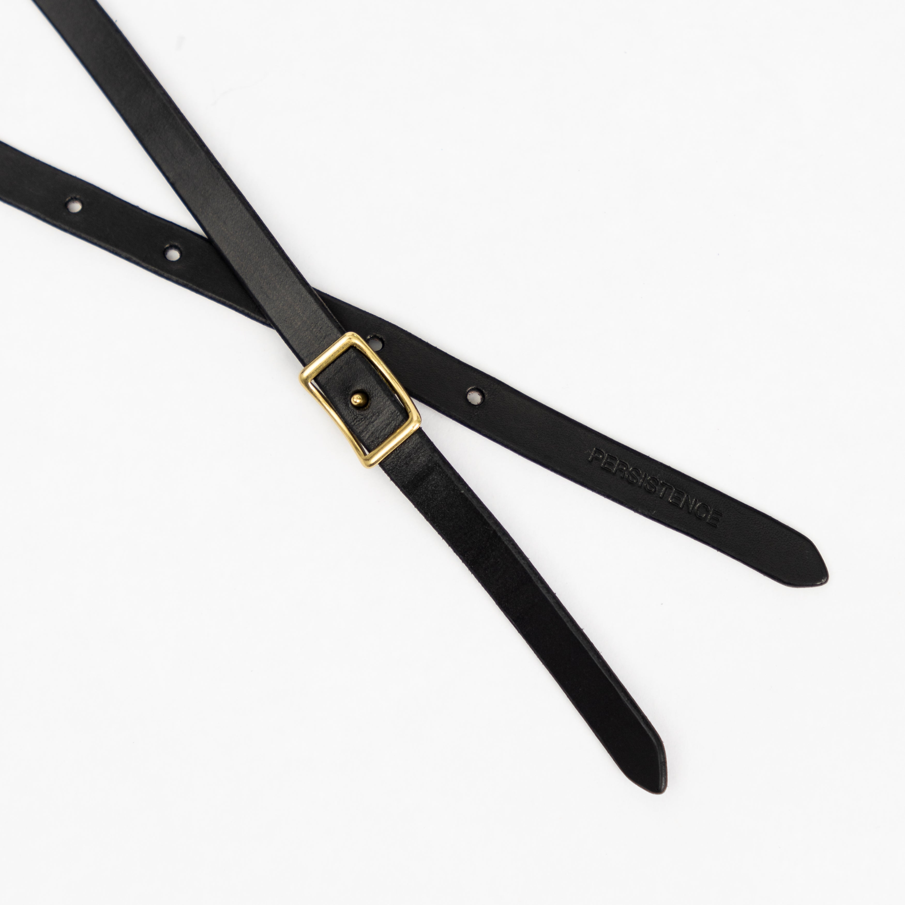 Skinny Capsule Belt Set | Black