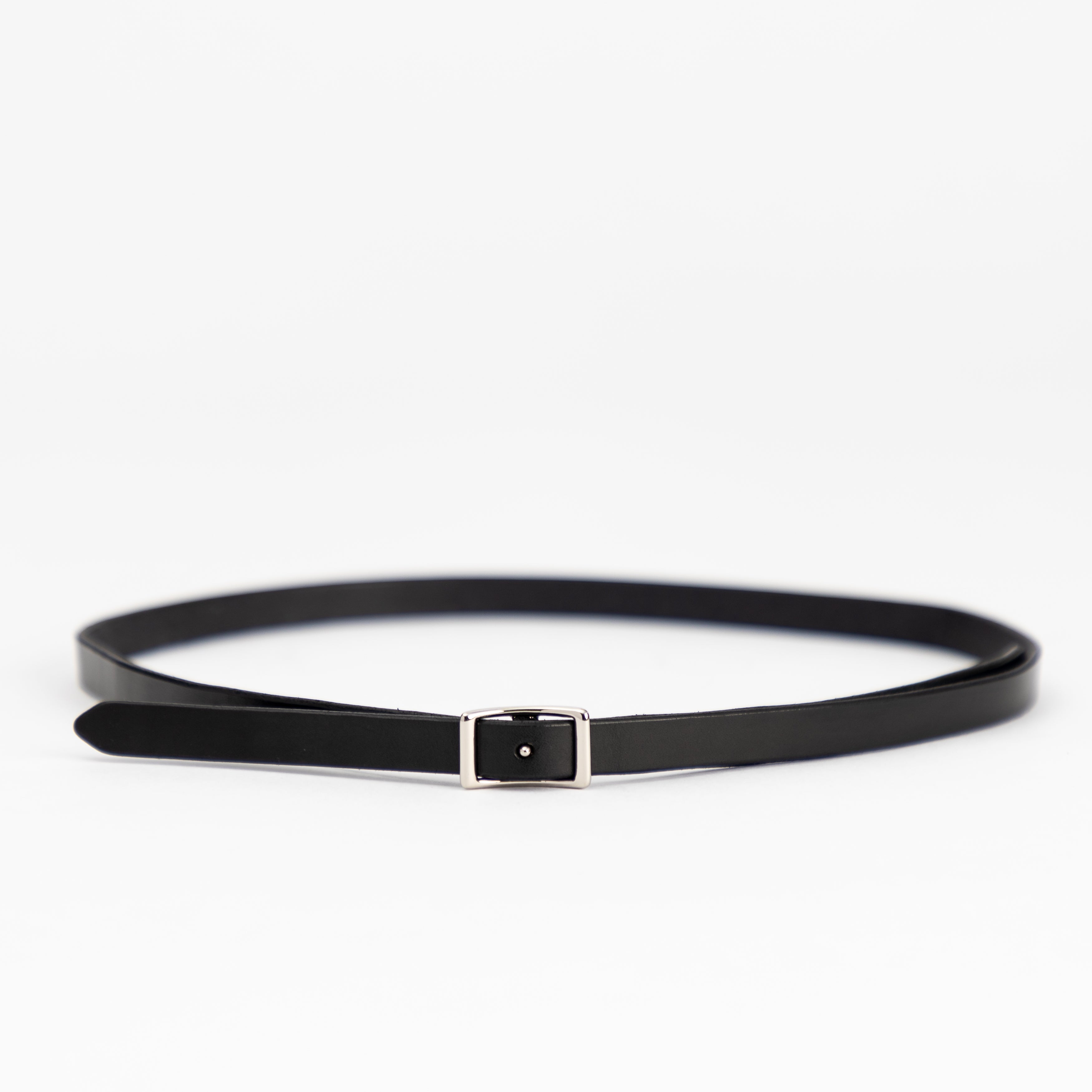 Skinny Capsule Belt Set | Black