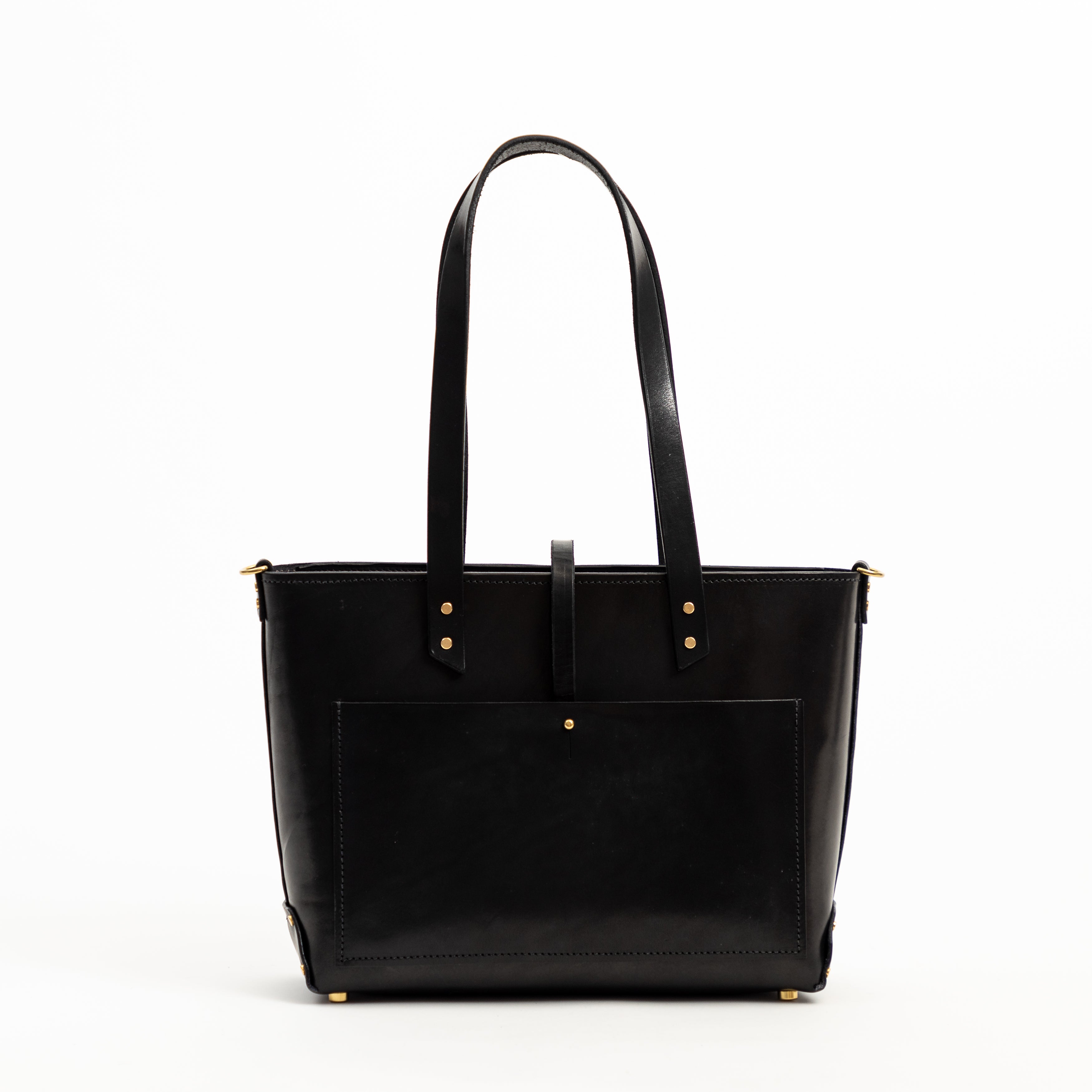 East West Zip Tote Small | Black