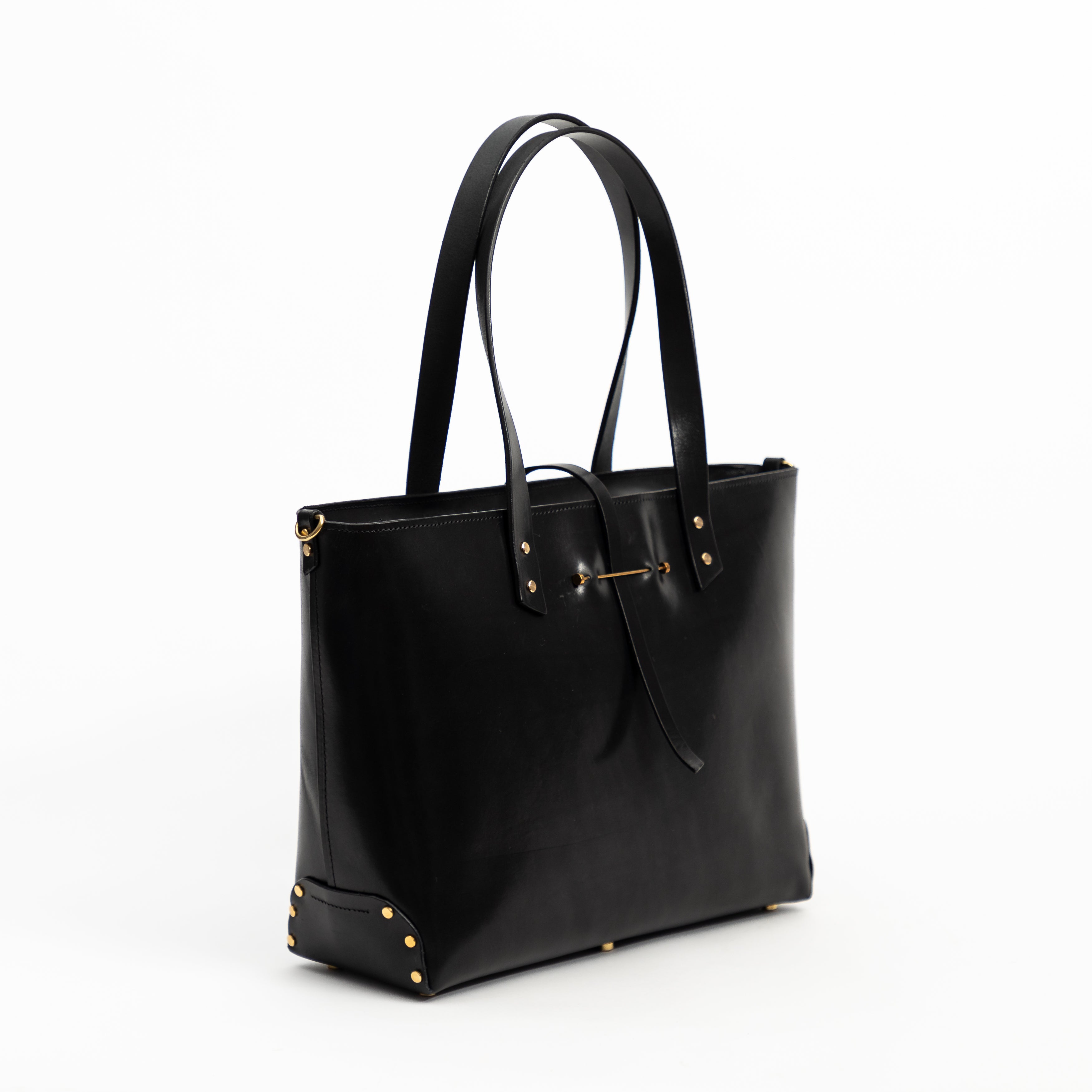 East West Zip Tote Large | Black