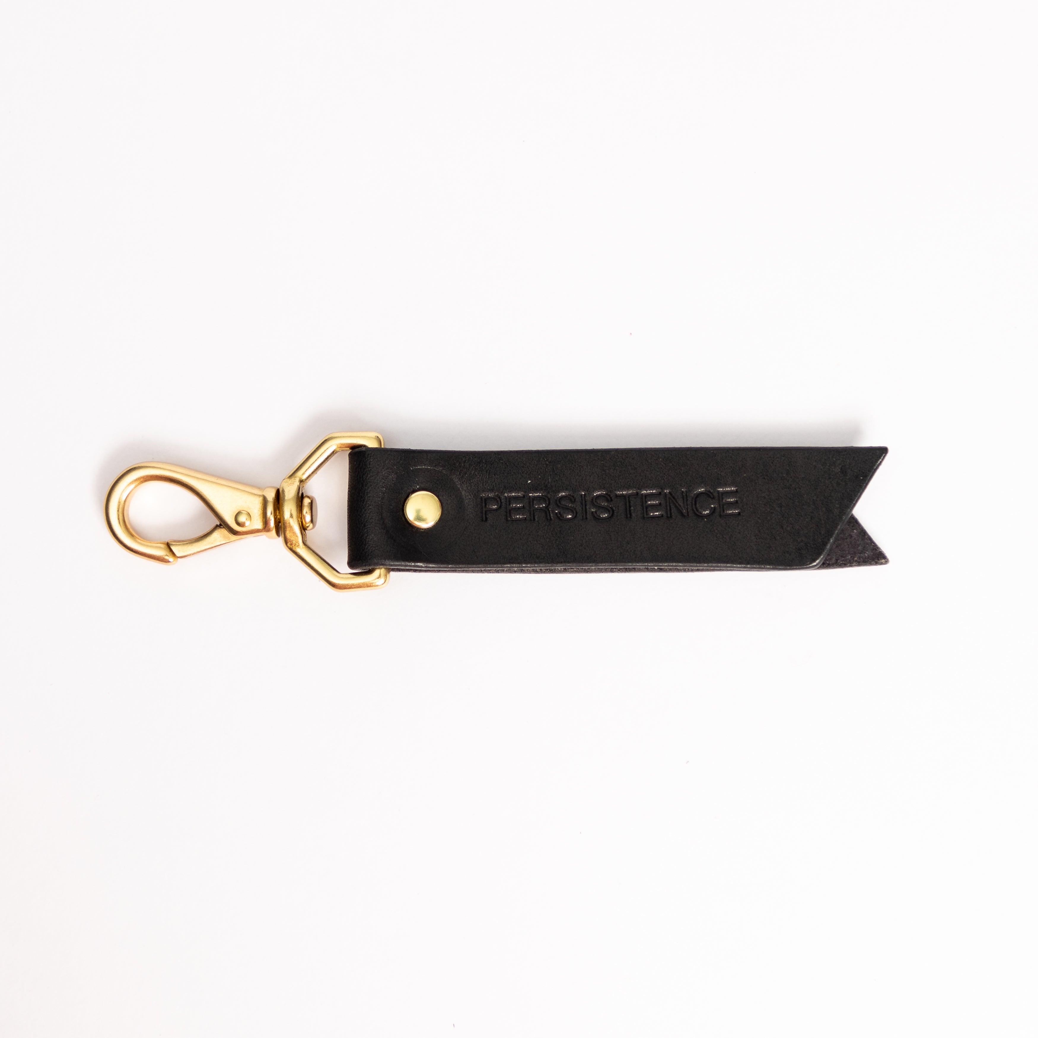 Chevron Keychain | Black