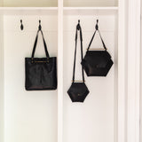 Large Hexagon Bag | Black