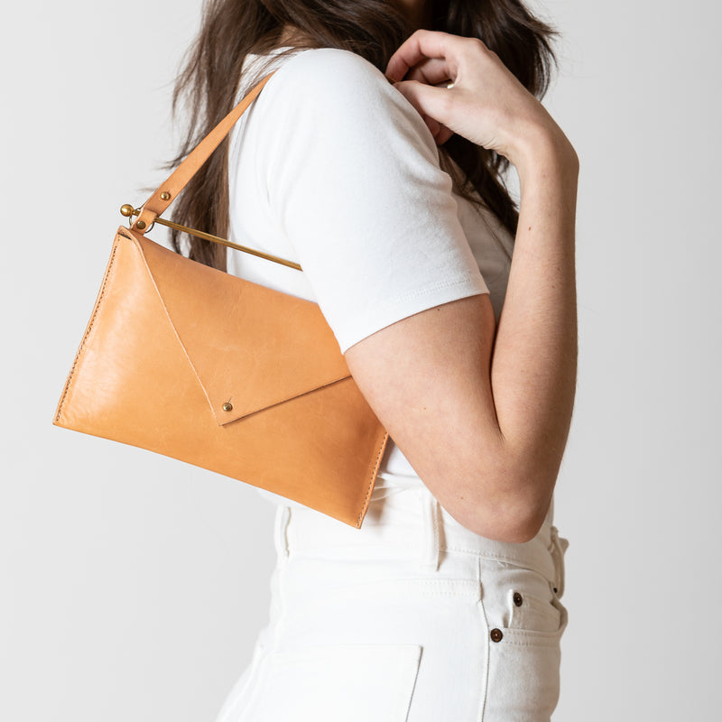 NICA Katie Tan Satchel Leather Purse Crossbody Bag Handbag - Women's  handbags